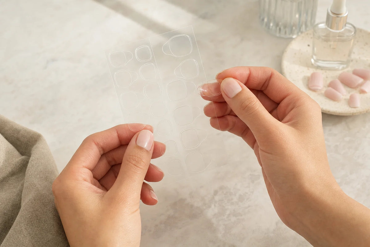 Poser des press-on nails avec gel pads : Guide complet