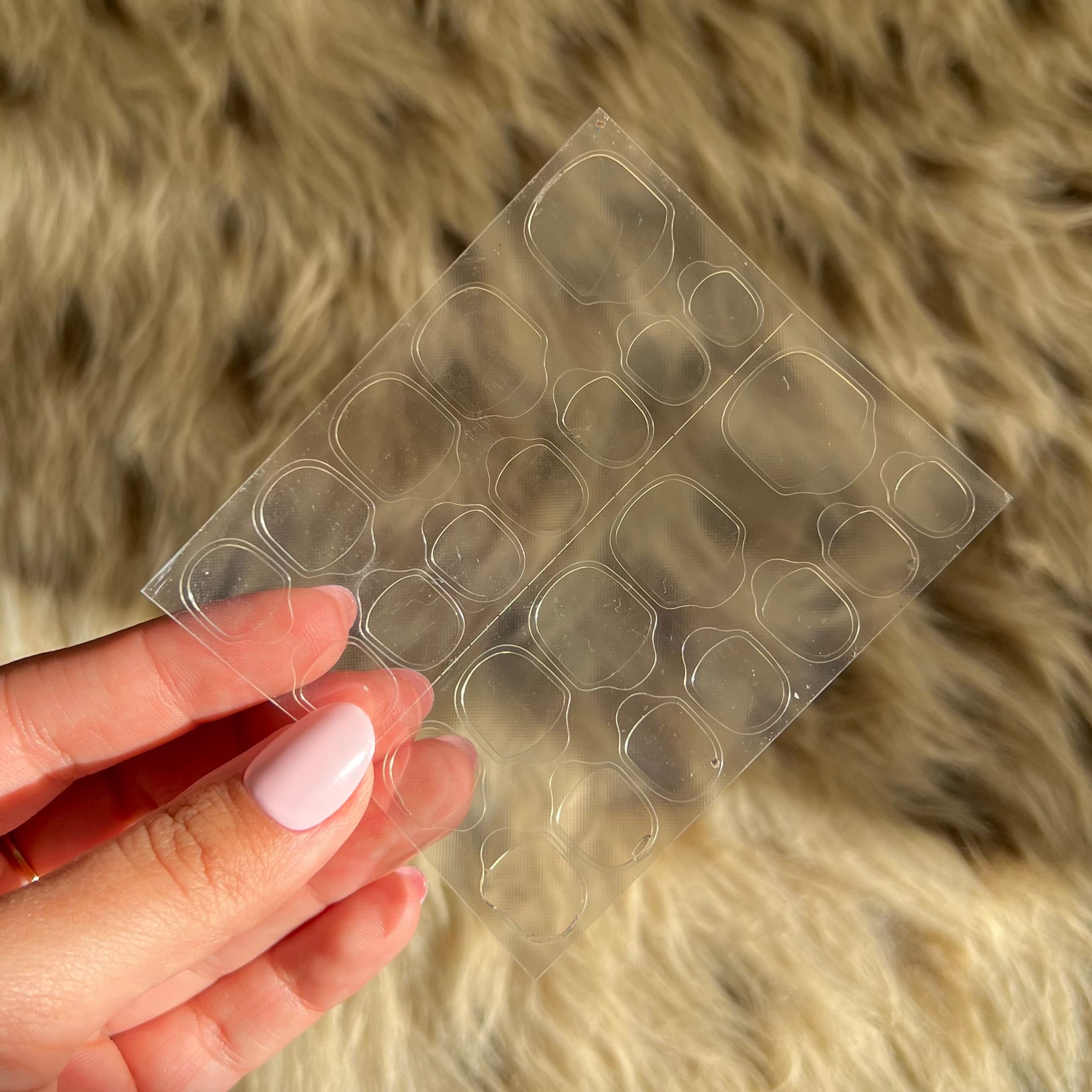 Gel pads main (5 feuilles/10 poses)