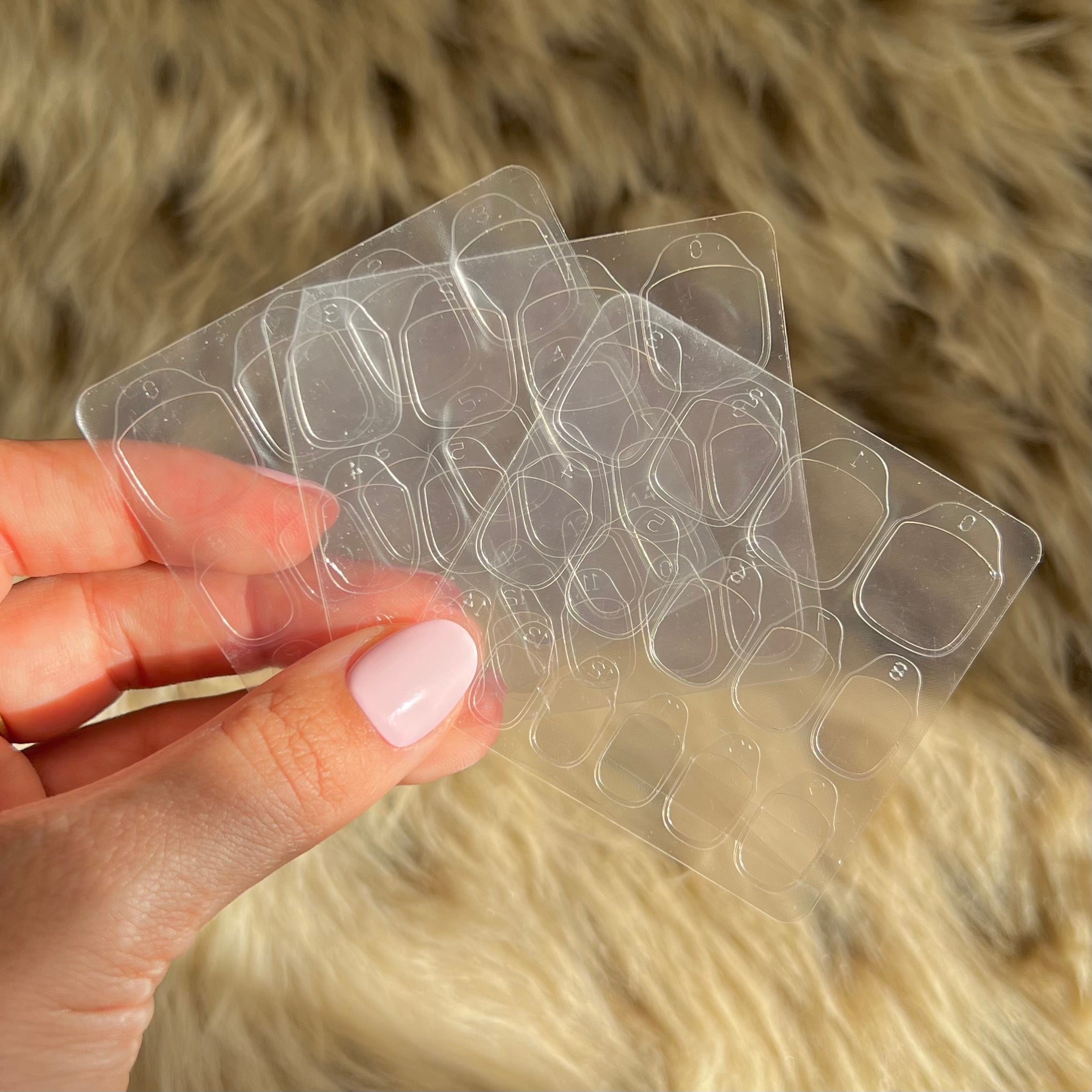 Gel pads main (5 feuilles/10 poses)