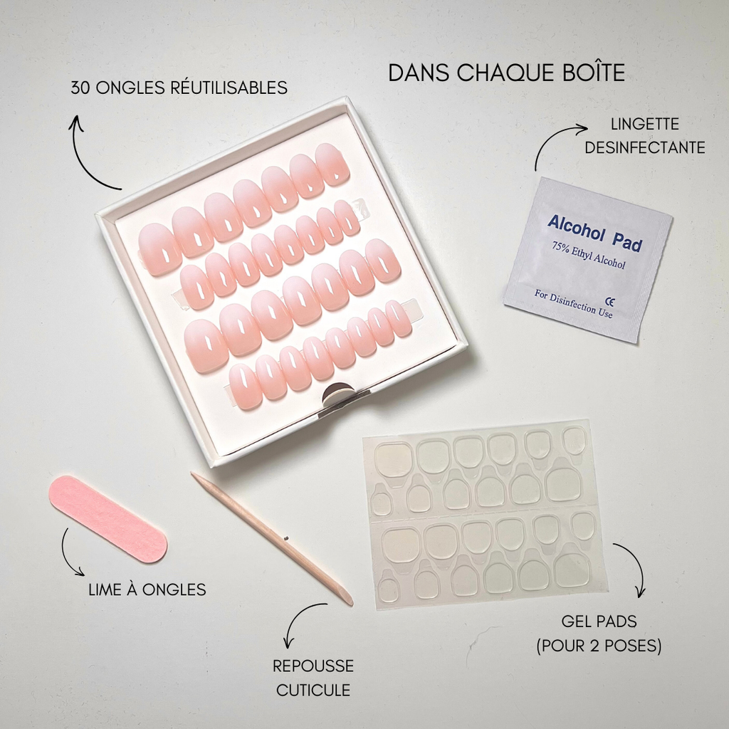 faux-ongles réutilisables - Gloomie Nails